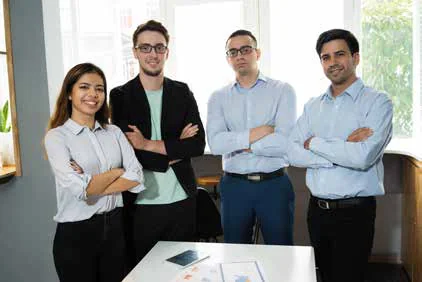 Equipo empresarial pequeño para empresa tipo A
